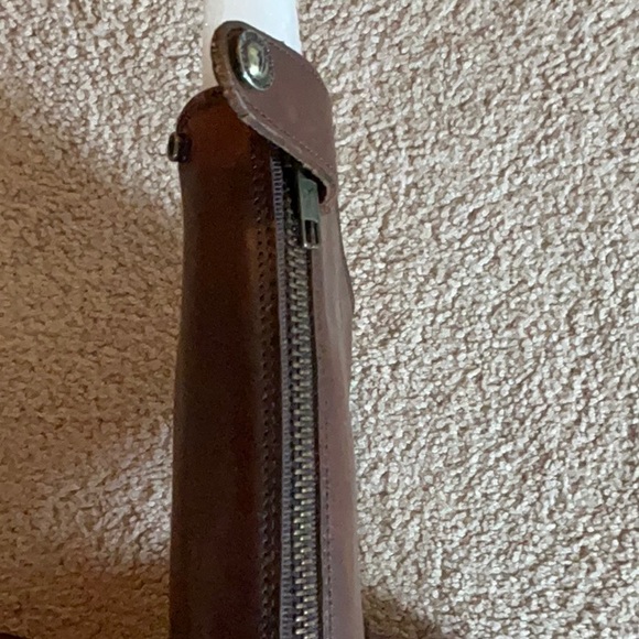 ❤️ Frye Melissa back zip and snap / button boots, Cognac 8.5 Wide Calf.  EUC - Picture 11 of 13